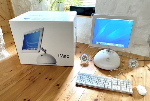 Boxed & Immaculate Condition Apple iMac G4 15" 1GHz PowerPC Model 6,3 2003