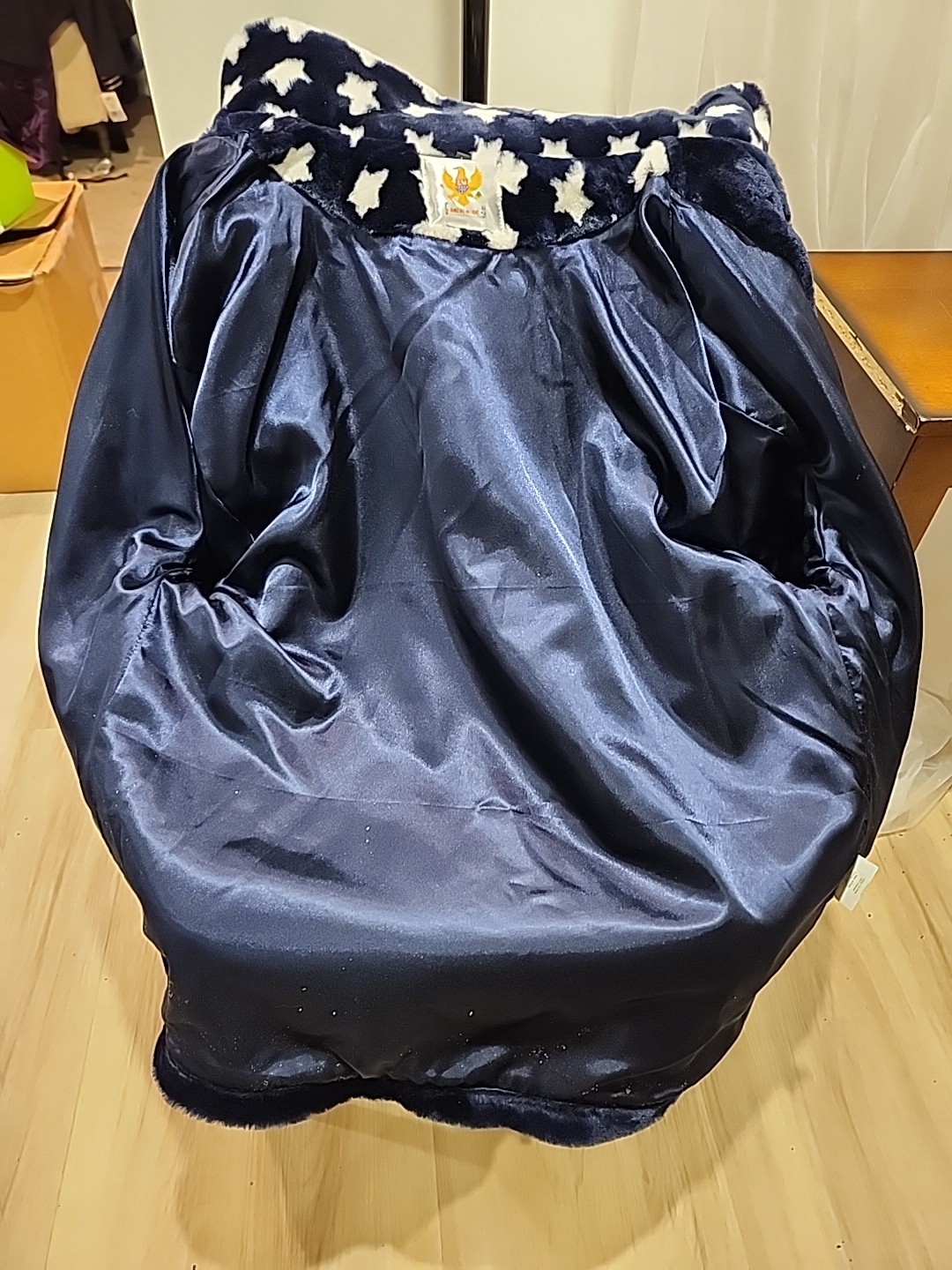 AMERI MODE USA Red White Blue Zip Long Sleeve Fau… - image 5