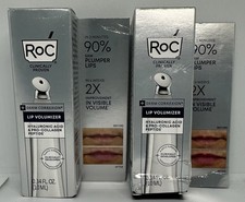 RoC Derm Correxion LipVolumizer Hyaluronic Acid  Pro Collagen 10ml 2 PK NEW A