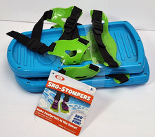 Ideal Sno-Stompers Alex Brands Blue Snow Claw Prints Adjustable Size Kids New