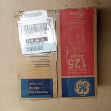 GE 125 Amp Indoor Main Lug Load Center Panel 4 Spaces 8 CircuitsPanel TL412CP