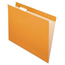81607 Pendaflex 1/5 Cut Hanging Folders, Letter Size, 25/BX 81607 - ORANGE