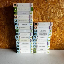 LOT OF 25 Cricut Cartridges Christmas Shapes & Fonts Complete W/ Books Overlays