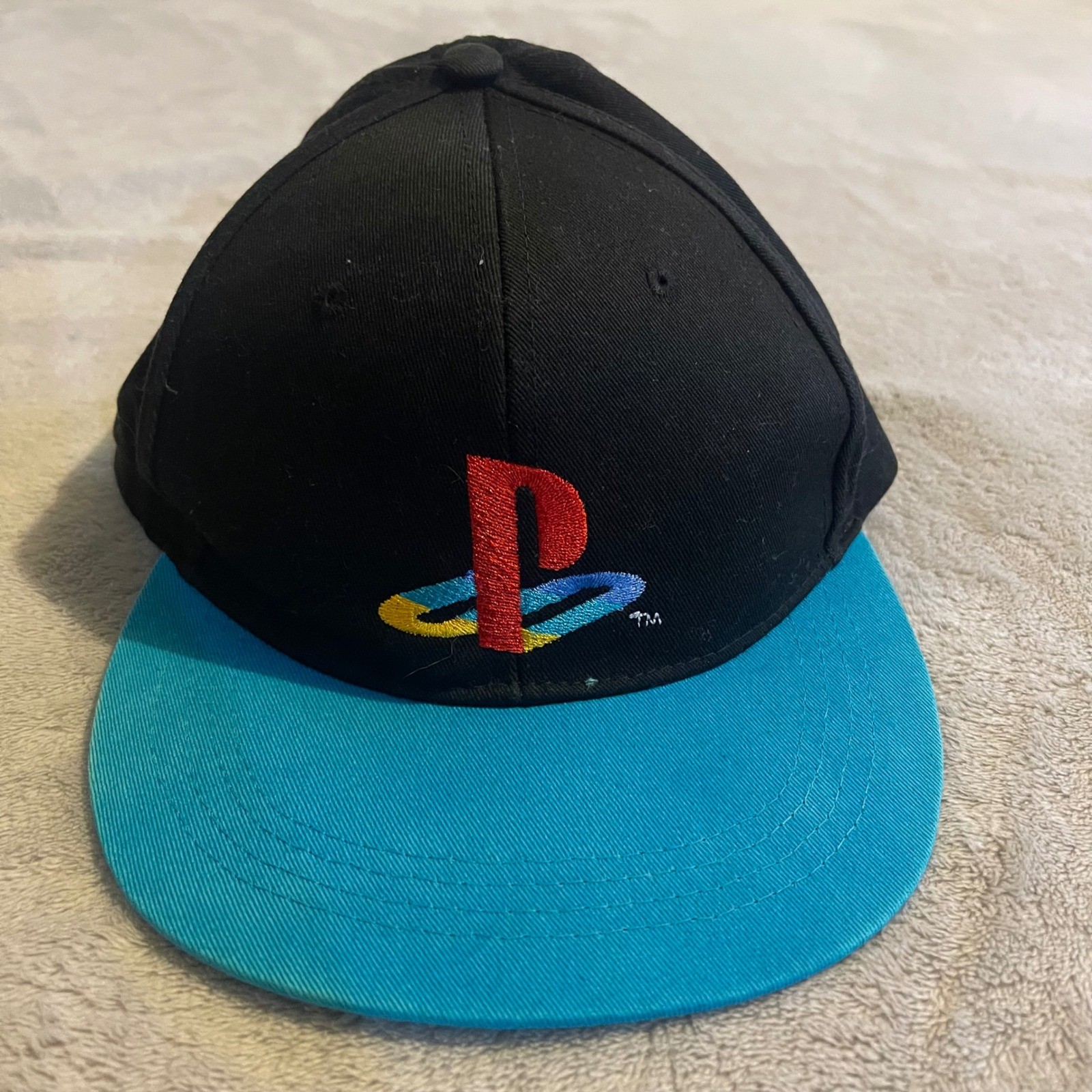 Playstation Cap Snapback Black Teal Official Licensed Produc