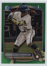 2025 Bowman Chrome Prospects Green Refractor 3/99 Jose Anderson #BCP-193 1r8i