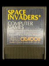 1981 Atari 400/800 Space Invaders CXL4008 Video Game