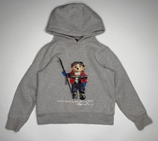 Polo Ralph Lauren Hoodie Polo Ski Bear Fleece Pullover Hoodie Boys Small