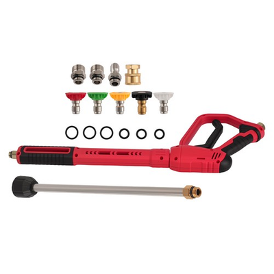 #ad High Pressure Washer Spray Gun 36quot; Extension Rod 5 Nozzle Tips Quick Connect Set $34.62