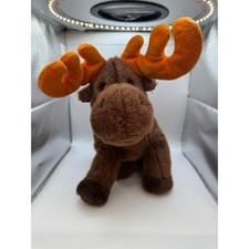 Vintage TY Beanie Buddies Chocolate the Moose Plush Stuffed Animal