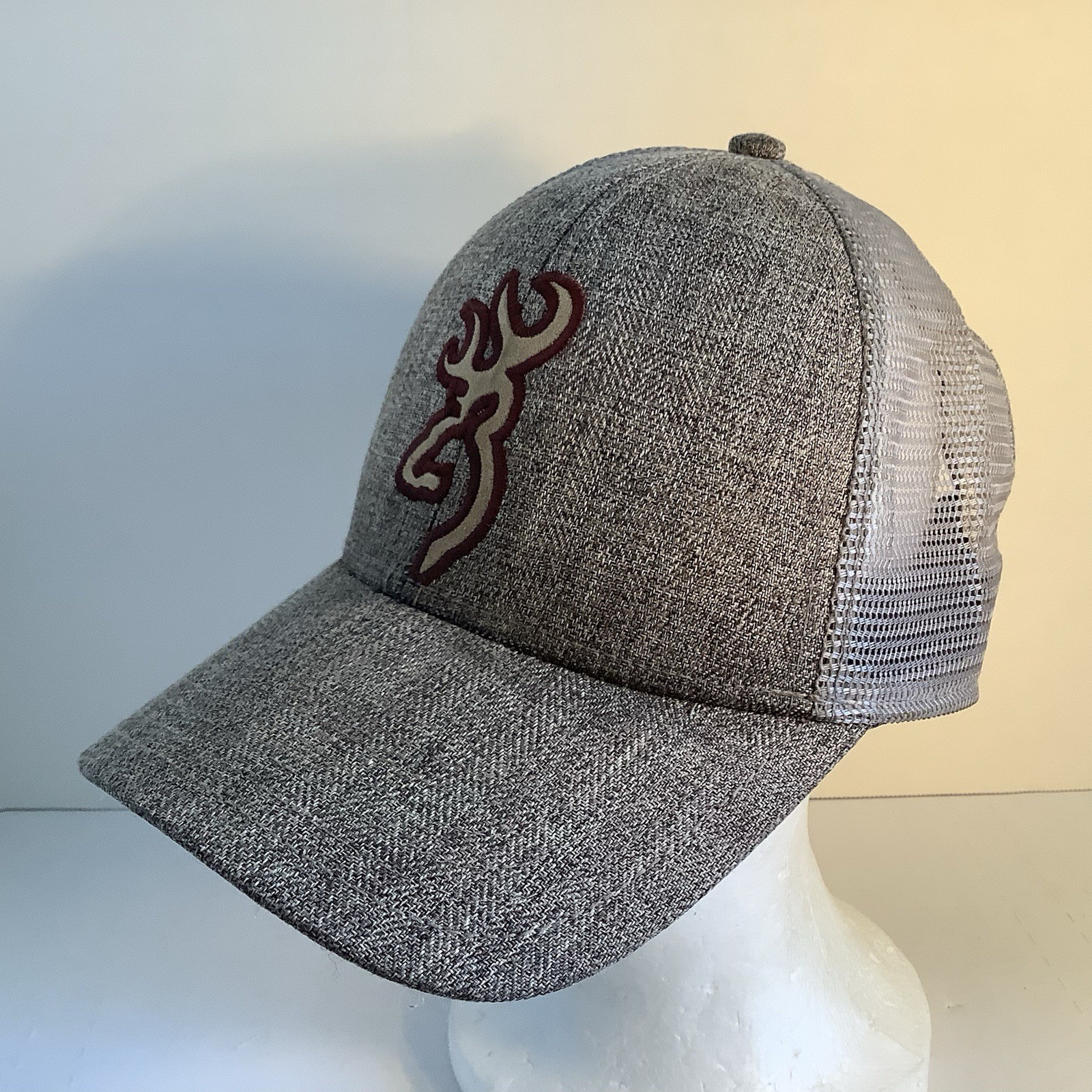 Browning Snapback Mesh Back Hat Cap - image 2