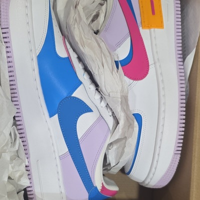 Nike Air Force 1 Shadow 90s Multi-Color White Photo Blue Alchemy Pink HF5064-100