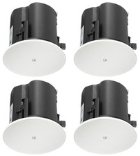 4 JBL Control 424C/T 4" Commercial 70v/16-ohm Ceiling Speakers 4 Restaurant/Bar