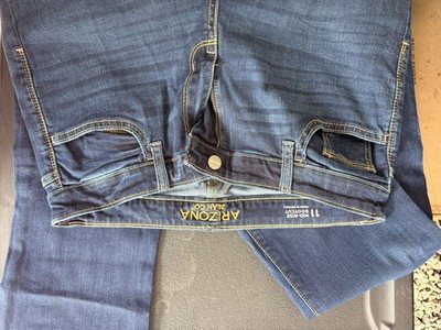 AriZona Jean Co Girls Size 10 Blue Dark Wash Straight Leg Denim Jeans