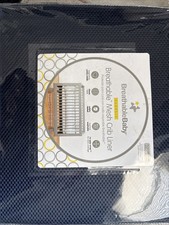 Breathable Baby Mesh Crib Liner in True Navy NEW 