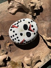 Hand Painted Jason Vorhees Rock