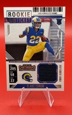 2024 Panini Contenders - Rookie Ticket Swatch Blake Corum #RTS-BCM (RC) Rams