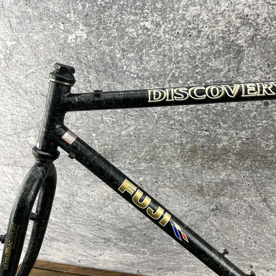 Juego de cuadro vintage Fuji Discovery Ultratrac 23" Splatter 26 MTB Mountain Café 135 Foto 4 de 4