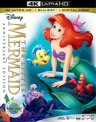 Little Mermaid, The (Feature) (4K UHD Blu-ray) Rene Auberjonois Jodi Benson