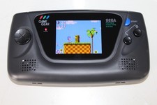 Sega Game Gear New IPS LCD USB-C Rechargeable Batterys Black Recapped Stereo