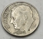 1963 D Roosevelt Dime 90% Silver US Coin Denver Mint Circulated