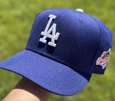 New Era 59FIFTY Los Angeles Dodgers 1988 World Series 100% Wool Grey UV Hat 678