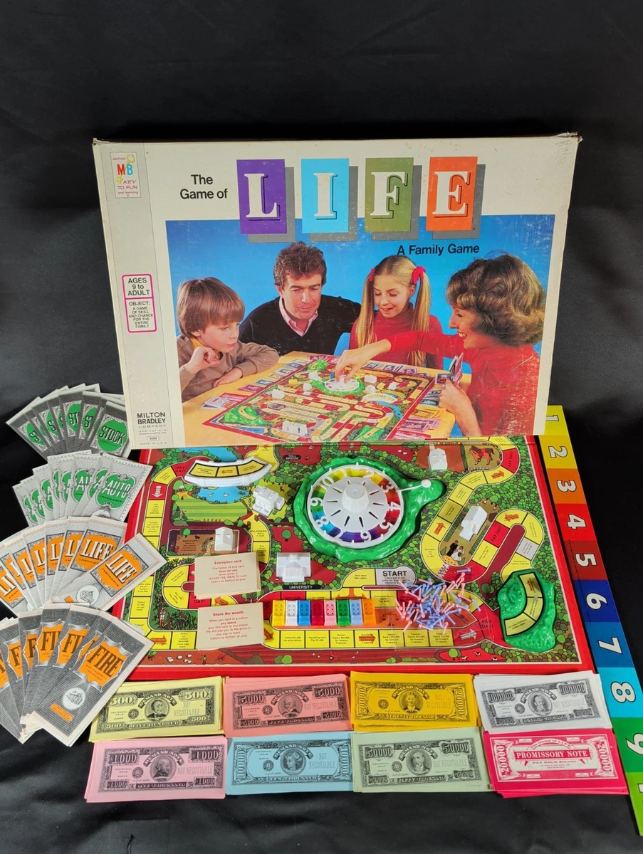 25+ Milton Bradley Game of Life Vintage Manufacture Board