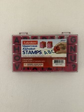 Lakeshore Uppercase Alphabet Stamps COMPLETE EXCELLENT CONDITION