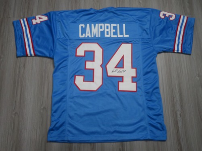 #ad Earl Cambell Houston Oilers Jersey Size XL Men Signed Autographed $59.99