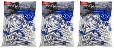 Pride PTS 135-Count Wood Golf Tees, ProLength-Plus 3 ¼" (3-Pack)