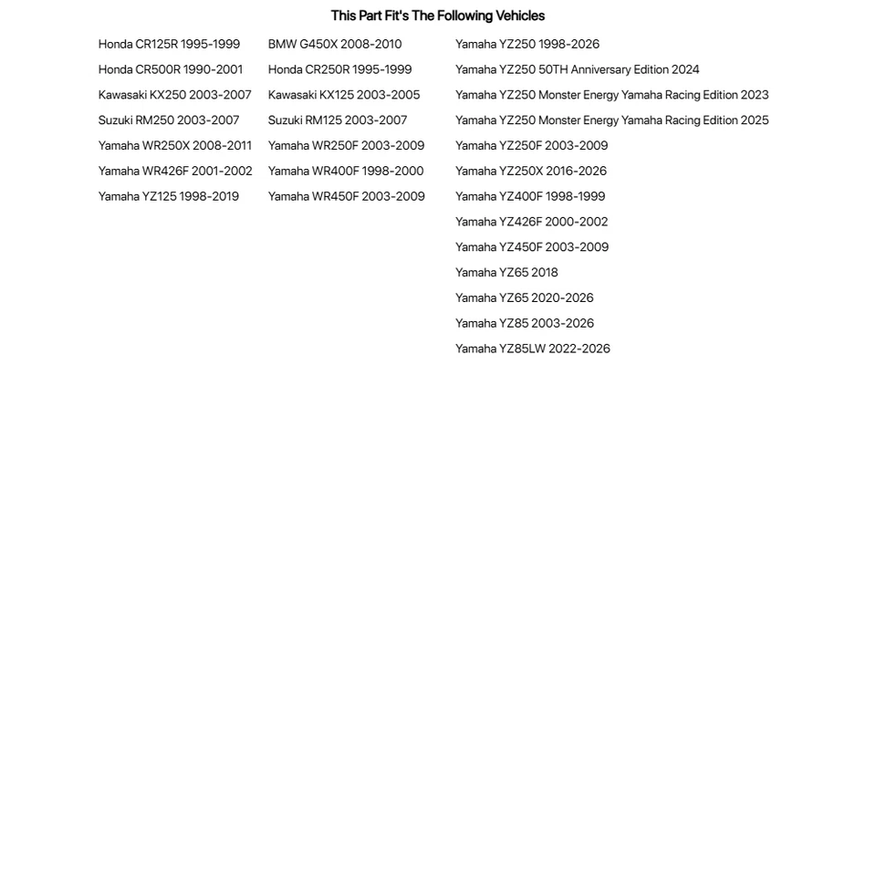 Kit de estriberas Fastway Air Ext negras para motocicleta HONDA CR500R 1990-2001 Foto 2 de 2