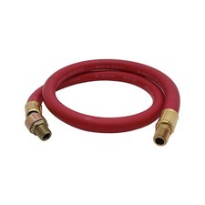 Red Rubber Air Hose 1/4" x 3 feet 300 PSI 4:1 Safety Factor- HA44-03EBS
