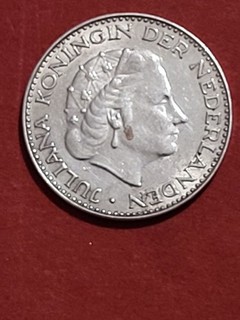 Niederlande: 1 Gulden 1967 Königin Juliana 720er Silber. 6 5 g nicht magnetisc