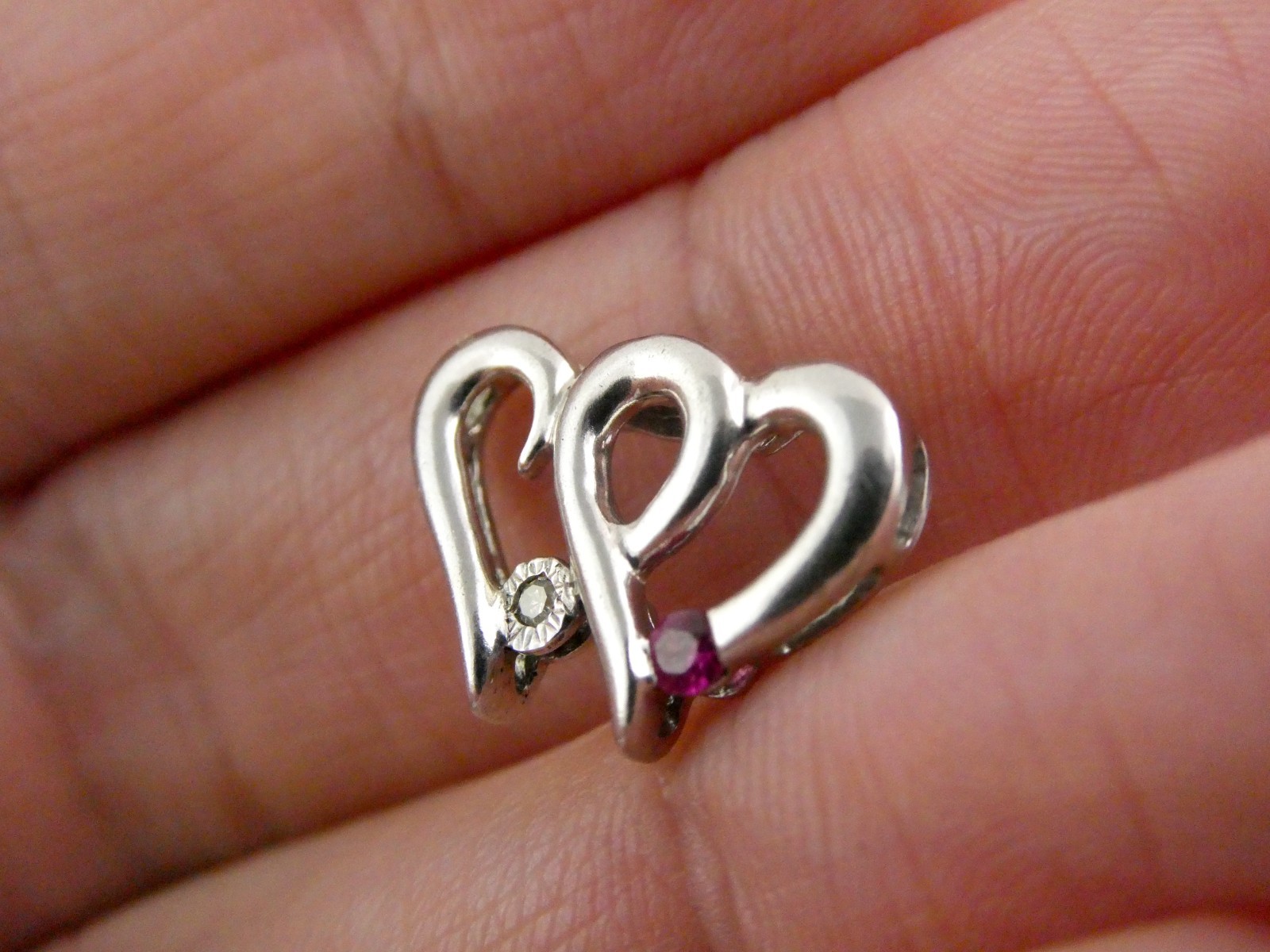 SD Designer Sterling Silver Ruby and Natural Diam… - image 11