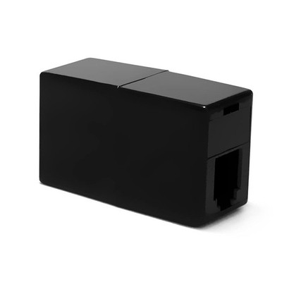 AmzDeals Black RJ9 Coupler for Telephone Headsets, Adapter 4P4C Female to Fem...