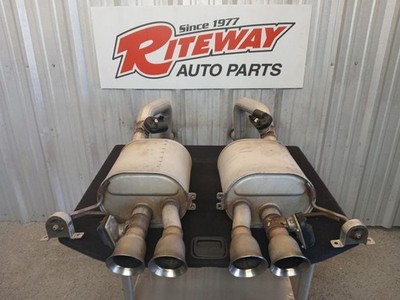 14-19 CORVETTE C7 SET OF OEM OPT NPP PERFORMANCE MUFFLERS DUAL ACTUATORS