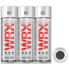 3X WRX Matt Anthracite Grey 7016M Multi Purpose Aerosol Spray Paint 400ml