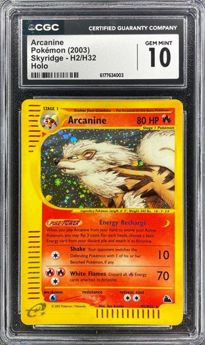 Arcanine graded CGC 10 for sale on eBay