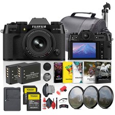 Fujifilm X-T50 Mirrorless Camera with XF 16-50mm f/2.8-4.8 Lens Black Bundle