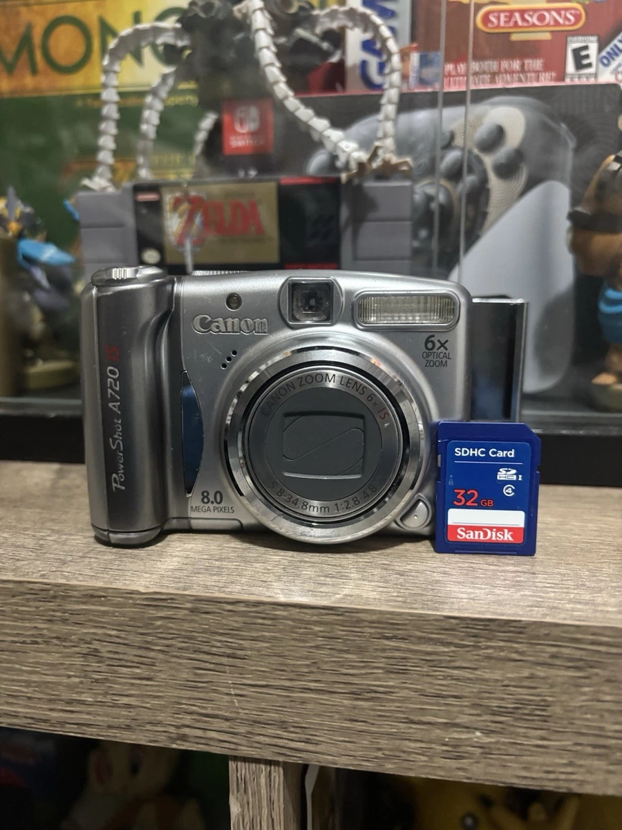 PowerShot A720 IS Canon PowerShot Digital Cameras 8-9.9 MP Maximum