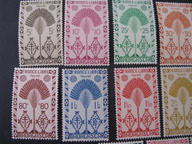 Набор марок Мадагаскара Скотт No 241-254 лот - Изображение 2 из 4