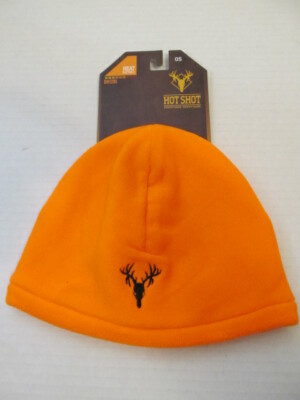 Hot Shot Bruin Beanie Heat Factor 2, One Size Fits Most, Hunting Fishing, Orange