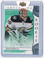 2019-20 ARTIFACTS KEVIN BOYLE ROOKIE 461/999 ANAHEIM DUCKS #RED181