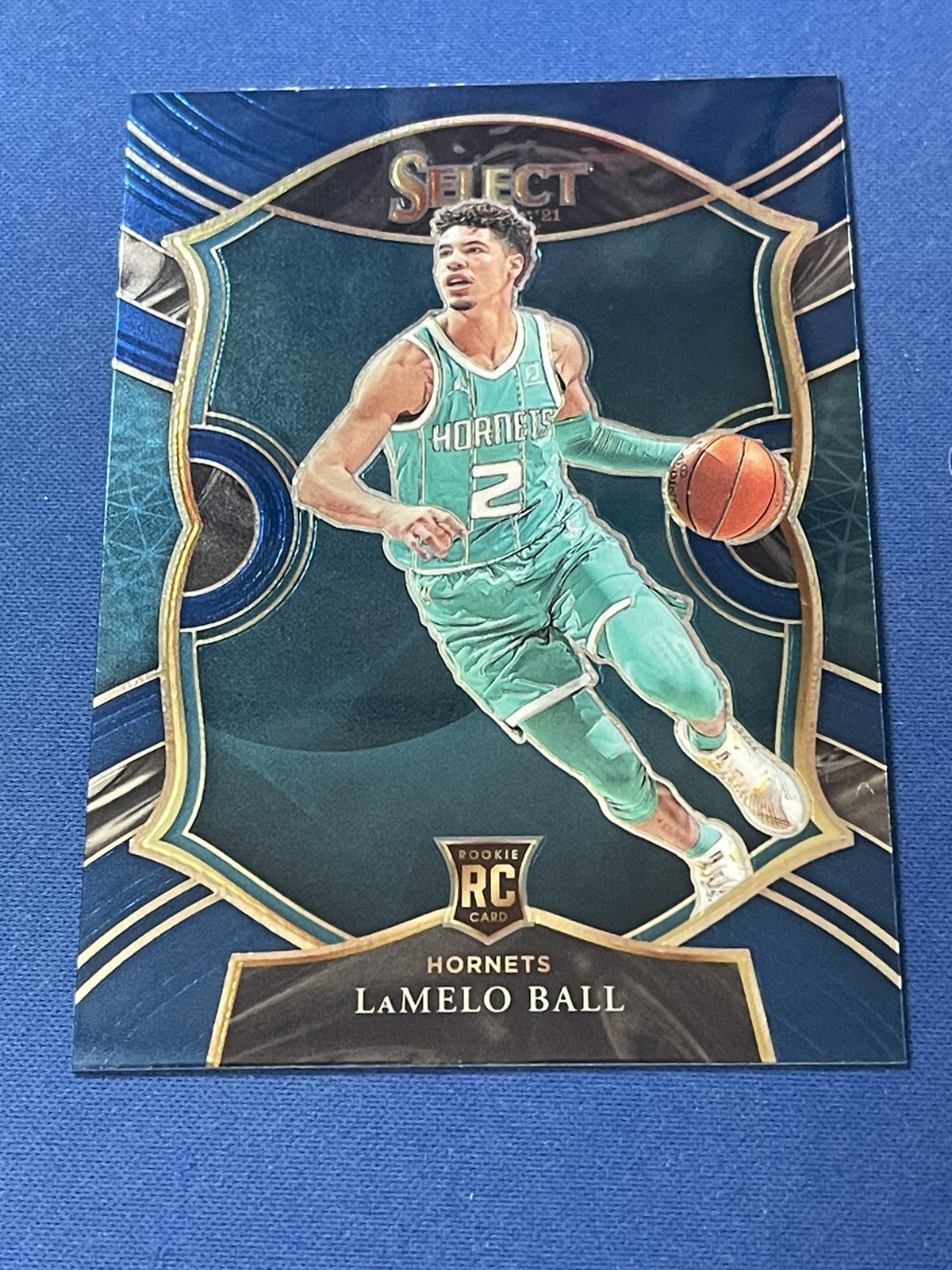 2020-21 Select LaMelo Ball Concourse Retail Blue Rookie RC #63 Hornets