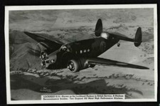 RPPC Lockheed British B-14 "Hudson" Reconnaissance Bomber" UK Real Photo PC WWII