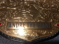 Andre The Giant Name Plate For WWE Big Gold Heavyweight Title