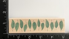 Hero Arts Long Leaves Border H2939 Wood Mounted Rubber Stamp