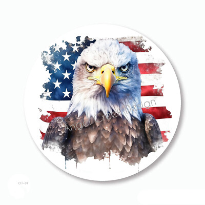 USA American Eagle Patriotic Stickers Party Favors Envelope Seals Labels