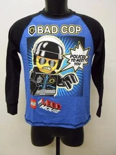NEW LEGO MOVIE BAD COP Youth sizes 8-10/12-14/16 M-L-XL Shirt