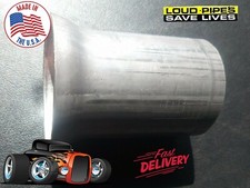 🔥 3” Inch OD Socket to 2 1/2” OD  Exhaust Pipe for Ball Collector Flange Repair