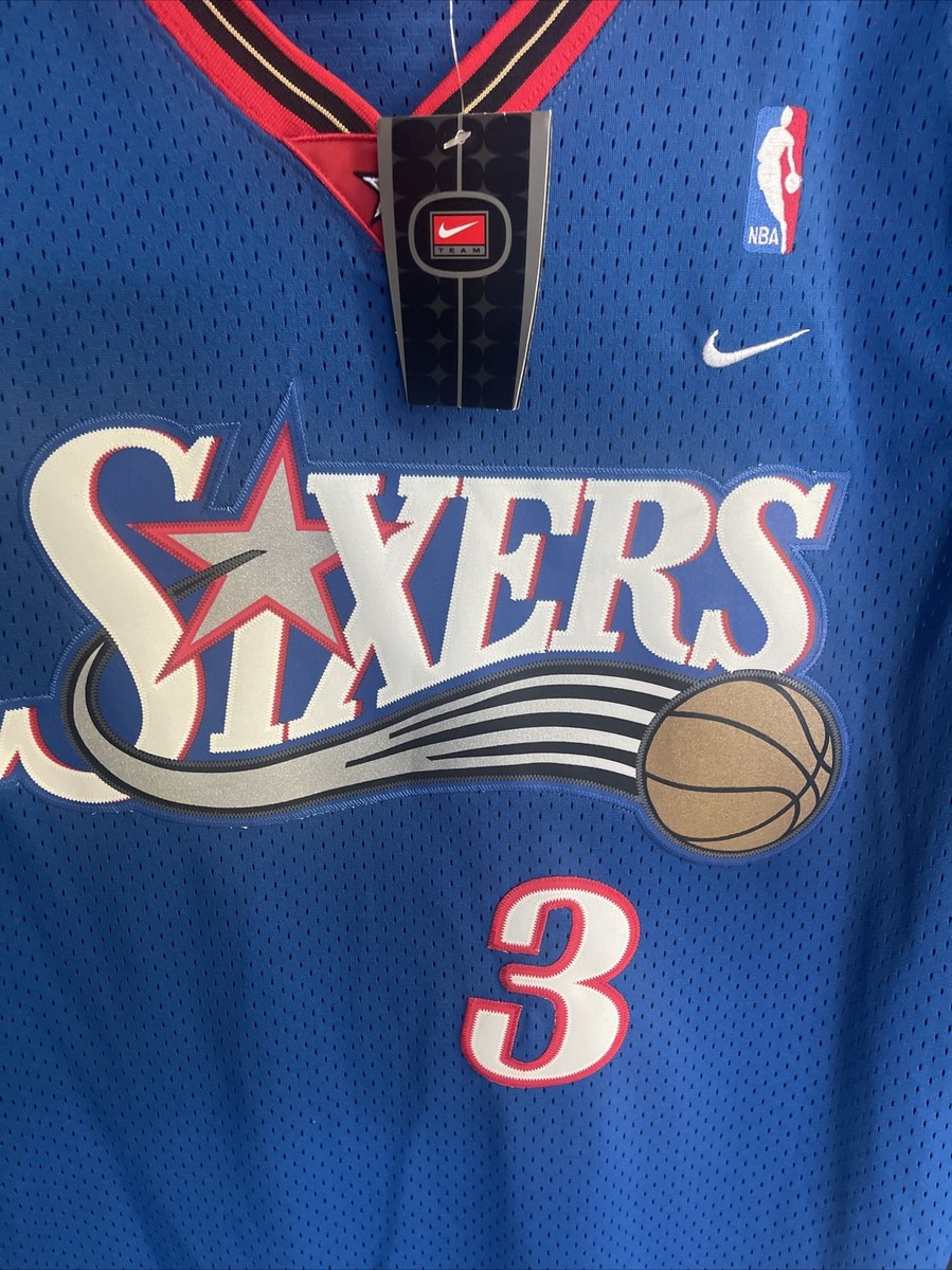 NBA NIKE SIXERS 3 ランニング NBA SWNGMN JERSEY PHILADELPHIA 76ERS SIXERS ALLEN IVERSON #3